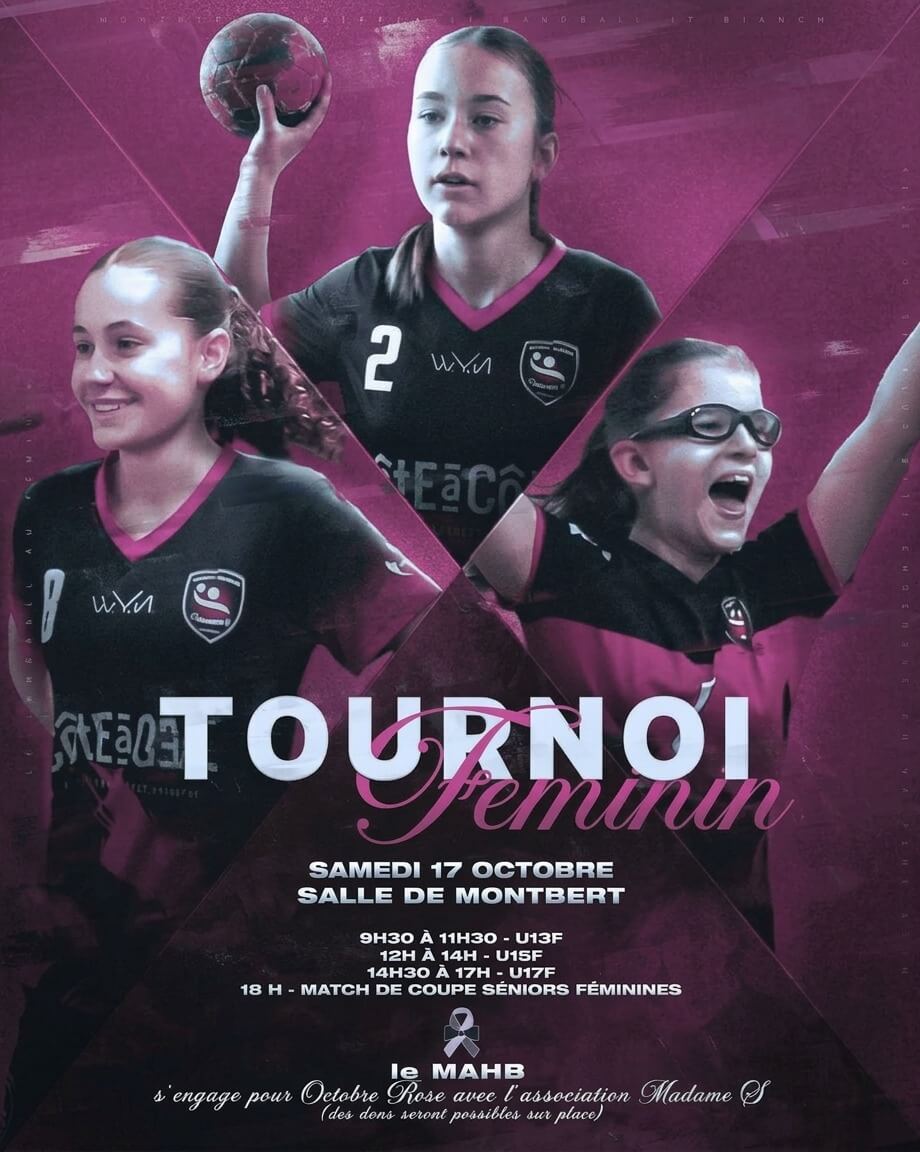 Tournoi féminin : rendez-vous le 17 octobre 2026 !