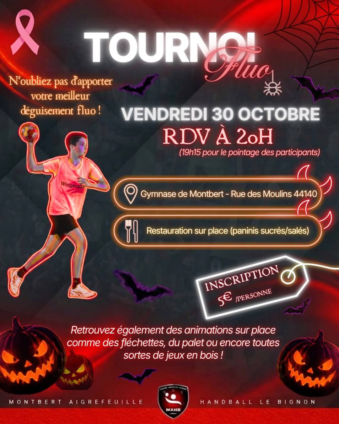 Tournoi fluo du MAHB - Le 30 octobre 2026